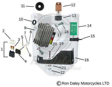 Vespa PX/T5 Electrical Assembly