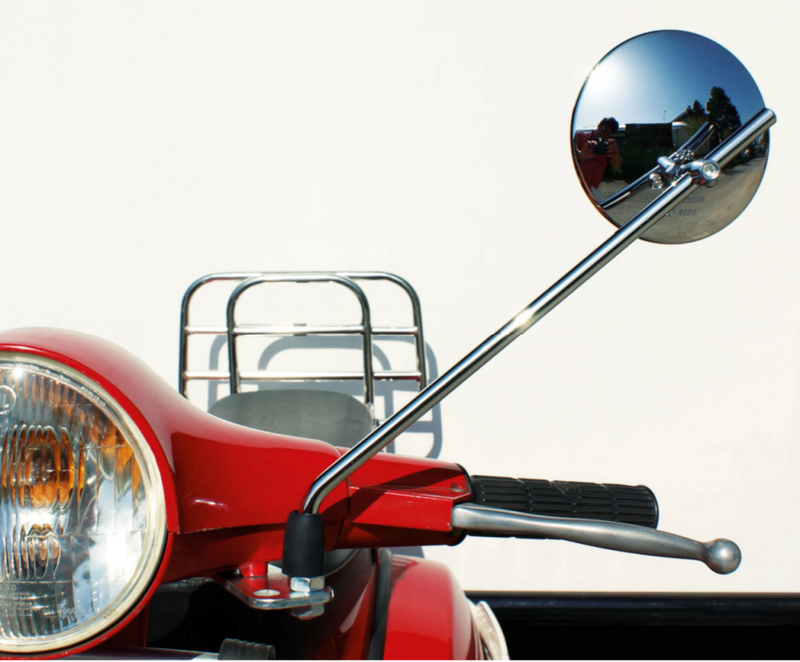 FAR Classic Vespa Chrome Adjustable Mirror (Left Or Right Hand-side)