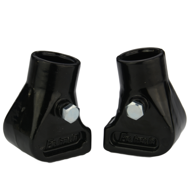 FA. ITALIA Vespa Alloy Stand Feet (Pair) Black PX, T5, Cosa, LML Star