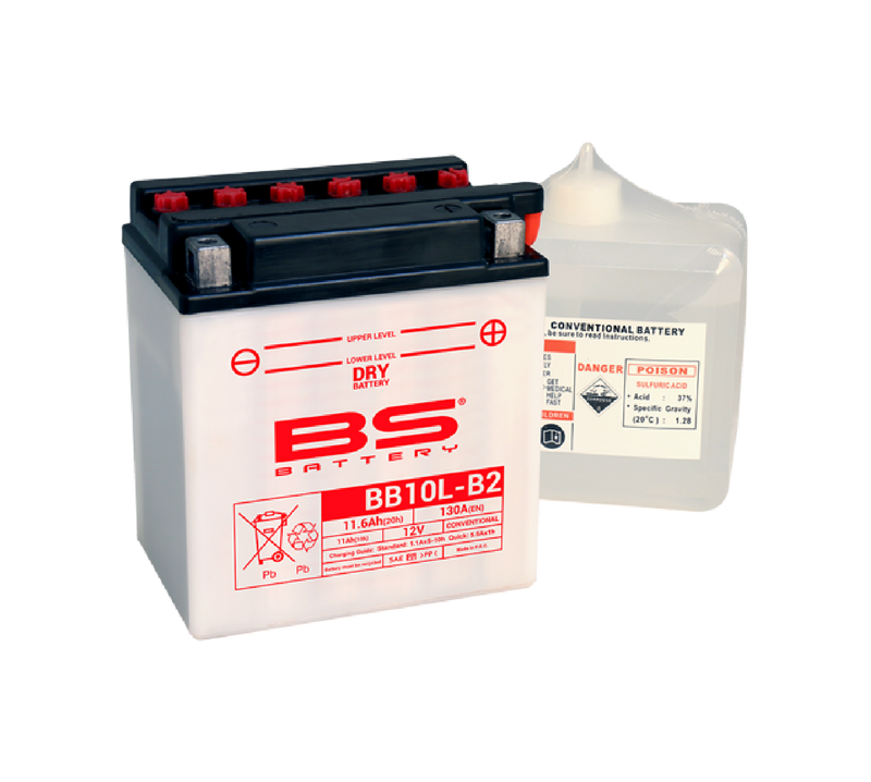 BS Battery BB10L-B2 12V 11.6Ah (YB10L-B2)