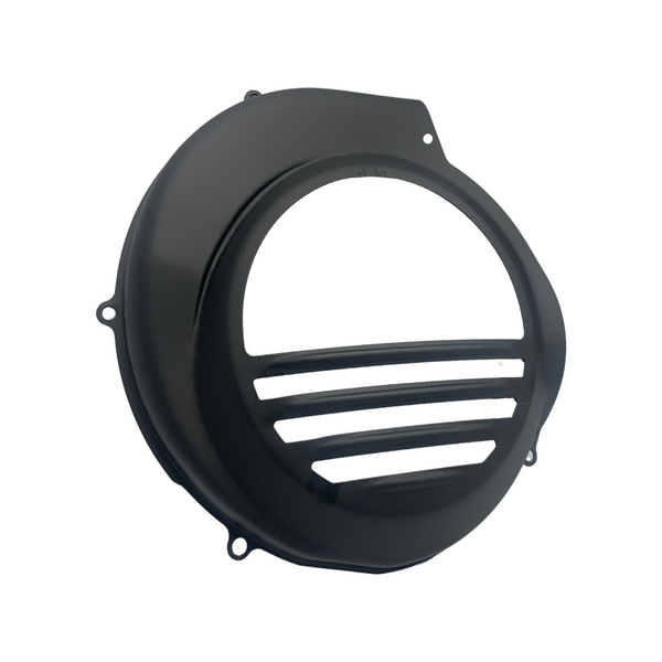 F.A. ITALIA Vespa Flywheel Cover Black (Non Electric Start) PX80, PX125, PX150, PX200